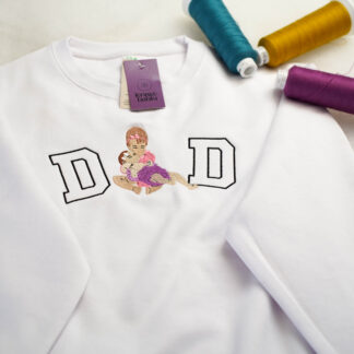 Bluza / koszulka ze zdjęciem w napisie DAD