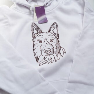 Bluza / koszulka z haftem Twojego pupila - outline